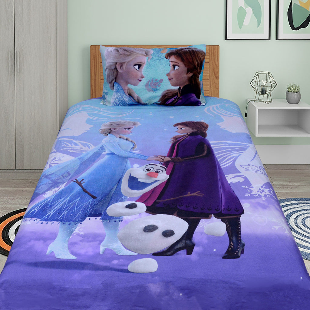FROZEN - Luxury Soft  Exports Quality Kids Bedsheet - TA-KBS001
